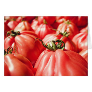 Carte vierge de la photographie de tomates du marc