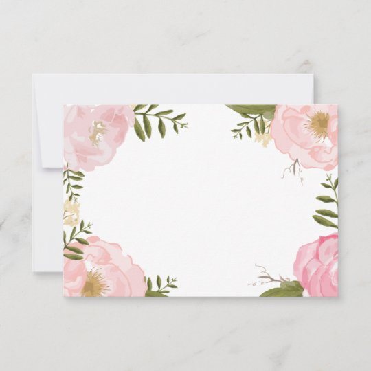 Carte Vierge De Mariage Floral Rose Vintage Zazzle Fr Carte Vierge De Mariage Floral Rose Vintage Zazzle Fr