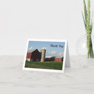 Carte vierge de Merci de ferme