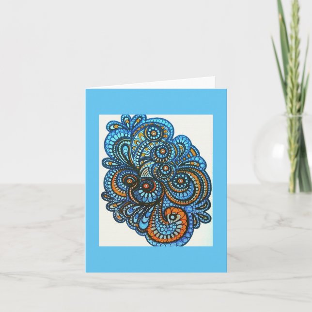 Carte vierge de note (Devant)