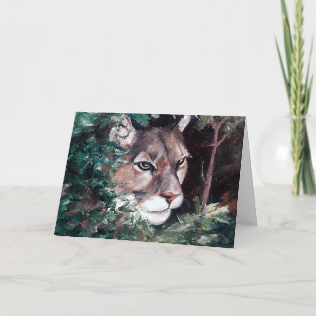 Carte vierge de observation de puma (Devant)