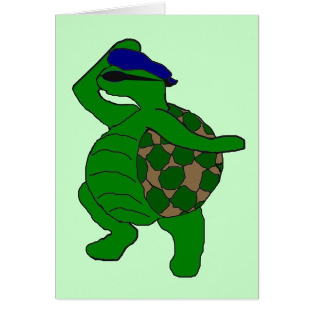 Carte vierge de tortue géniale (Devant)