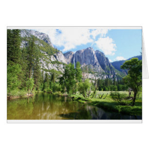 Carte vierge de vallée de Yosemite