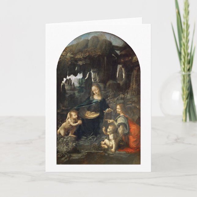 Carte Vierge des Roches, Léonard de Vinci (Devant)