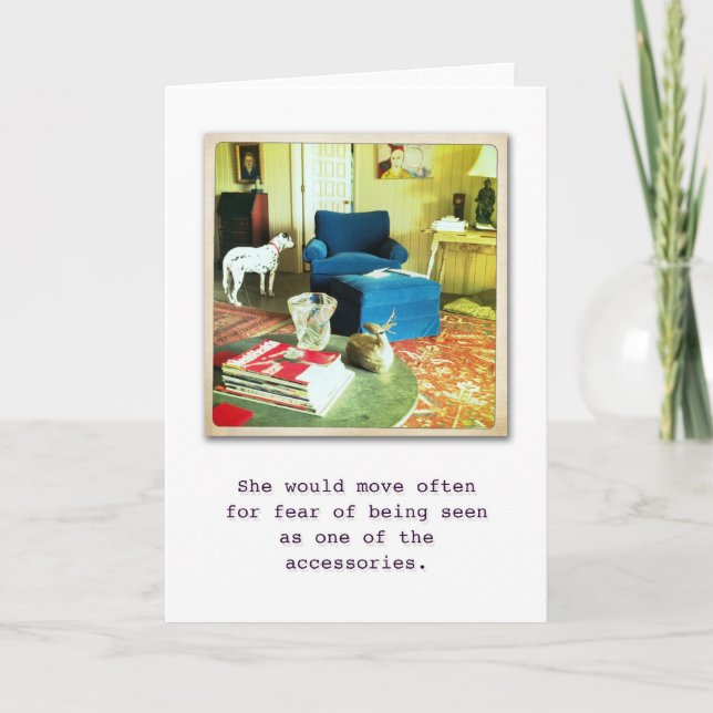 Carte vierge d'humour (Devant)