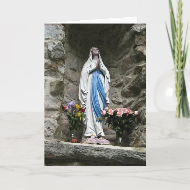 Carte vierge d'image de Lourdes (Devant)
