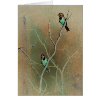 Carte vierge d'oiseau par Andrew Denman