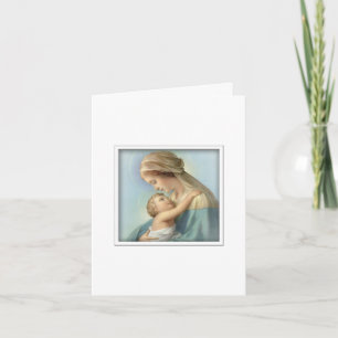 Carte Vierge et enfant