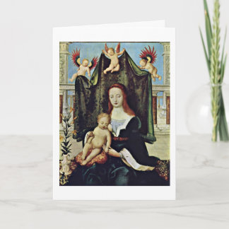 Carte Vierge et enfant par Hans Holbein l'aîné