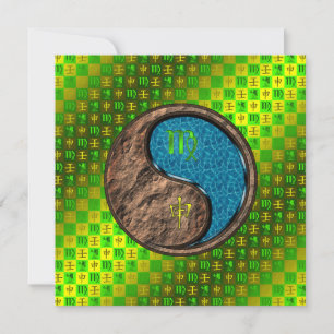 Carte Vierge et singe de l'eau