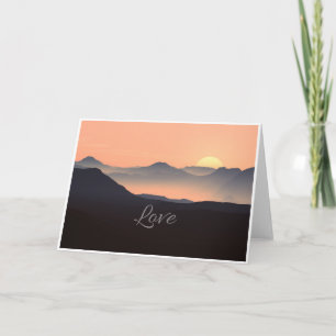 Carte vierge inspirée de note d'amour