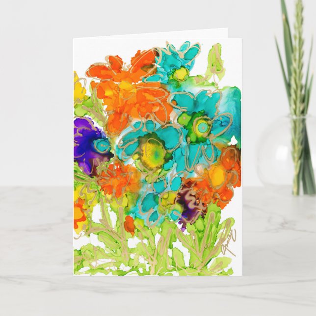 Carte Vierge Lovitude Joyeuse par Anne Pryor (Devant)