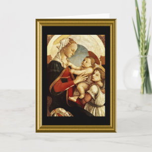 Carte vierge - Madonna et enfant