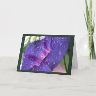 Carte Vierge Matinée Gloire du Matin Violet