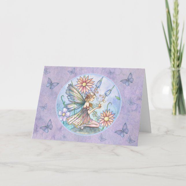 Carte vierge Papillon Fée par Molly Harrison (Devant)