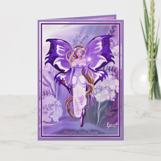 Carte vierge Purple Sun Fairy (Devant)