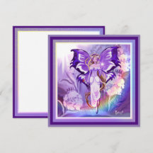 Carte vierge Purple Sun Fairy