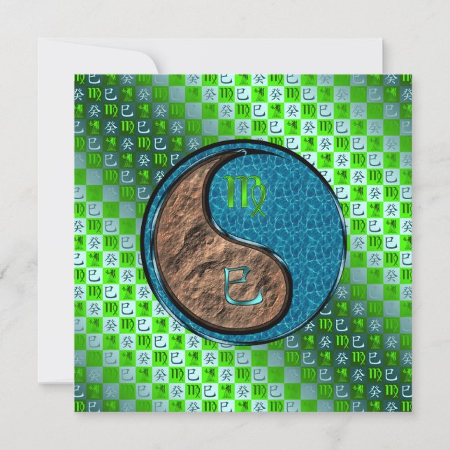 Carte Vierge & Serpent d'eau (Devant)