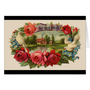 Carte vierge vintage