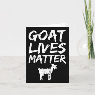 Carte Vies de chèvre - Cool Funny Goat Lover cadeau