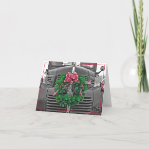 Carte Vieux Camion De Ramassage Avec Une Serrure Pour No