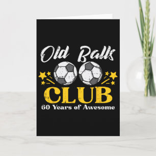 Carte Vieux Club de Football 60 Ans Incroyable 60e Anniv