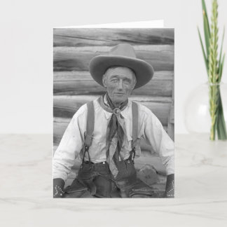 Carte Vieux cowboy