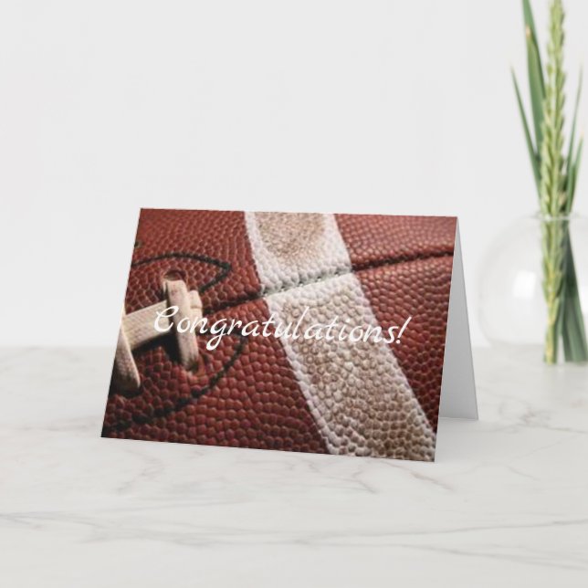 Carte vieux foot félicitations (Devant)