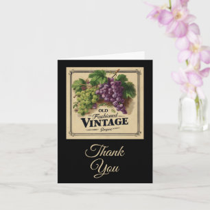 Carte Vieux Raisins Vintages de mode, Vin pourpre et noi