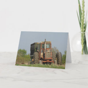 Carte Vieux tracteur