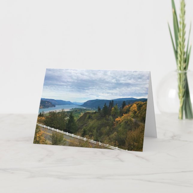 Carte View of Columbia River, Gorge de Columbia, OR (Devant)