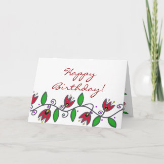 Carte Vigne d'éternité - joyeux anniversaire