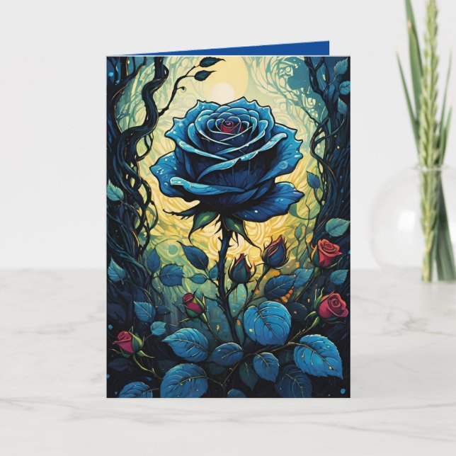 Carte Vignes de Rose Bleue 1 (Devant)