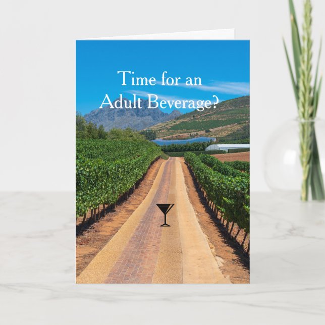 Carte Vignoble sud-africain (Devant)