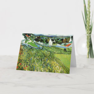 Carte Vignobles avec vue sur Auvers par Vincent van Gogh