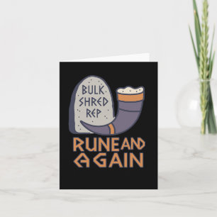 Carte Viking Gym Rune Et Gain Fitness Dire Pour Muscle