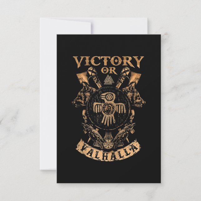 Carte Viking Victory ou Valhalla (Devant)