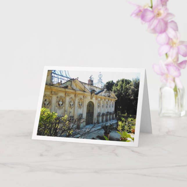 Carte Villa Borghese Gardens, Roma, Italie (Orchidée)