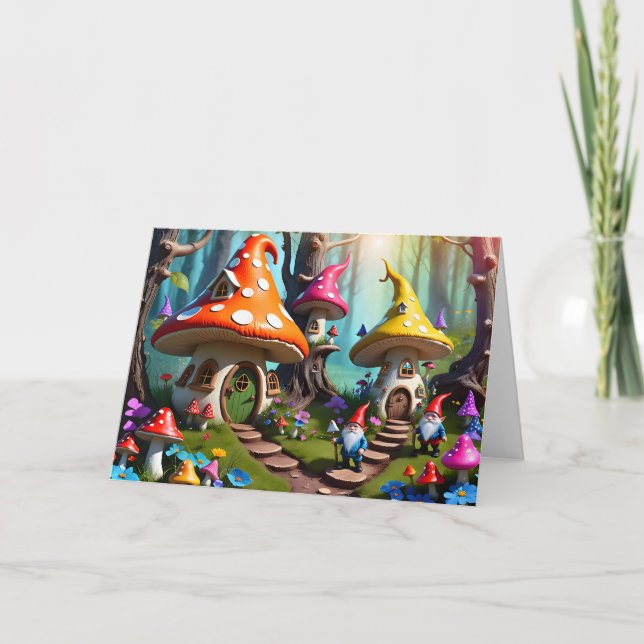 Carte Village de champignons géants à Enchante (Devant)