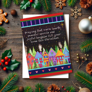 Carte Village de Noël du quartier des cœurs joyeux 