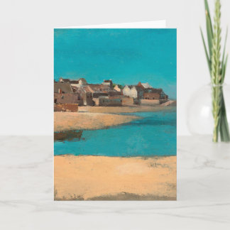Carte Village en bord de mer en Bretagne par Odilon Redo
