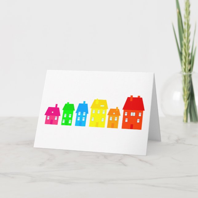 Carte Ville colorée (Devant)