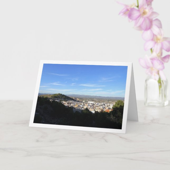 Carte Ville de Lliria, Valence, Espagne (Orchidée)