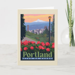 Carte Ville de Rose   Portland, Oregon