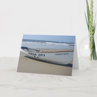 Carte Ville d'océan, NJ * amusement d'été * bateau de