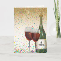 Vin du 6ème anniversaire