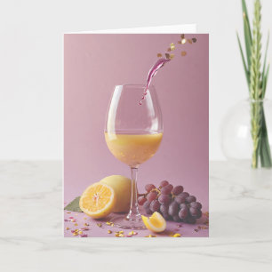 Carte Vin et applaudissements pour une autre année