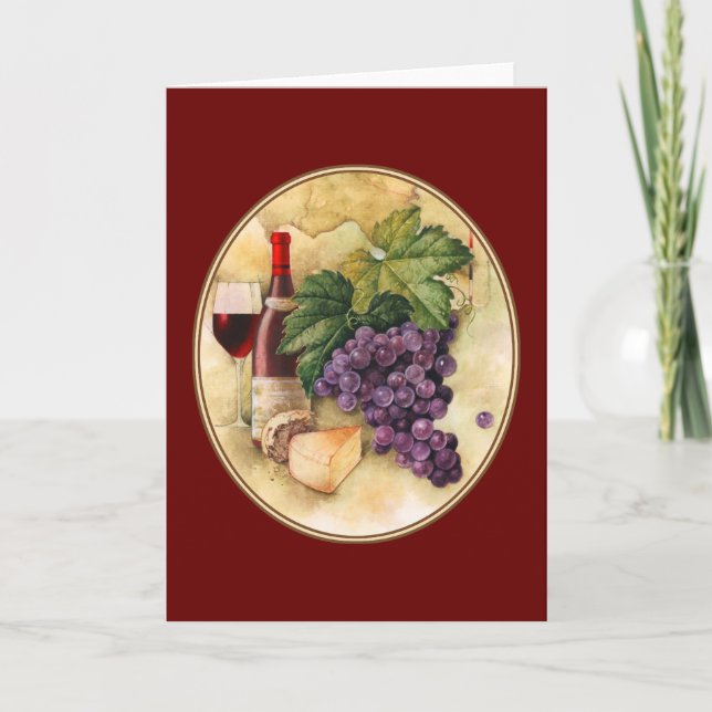 Carte Vin et fromage (Devant)