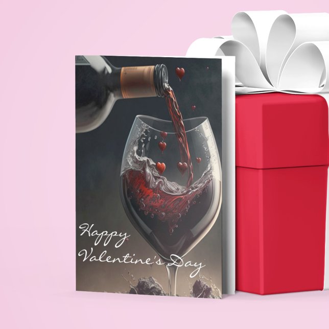 Carte Vin Lover Saint Valentin (Créateur téléchargé)