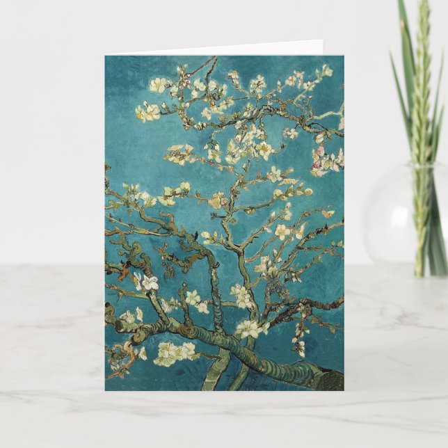 Carte Vincent Van Gogh - Arbre d'amandiers en fleurs (Devant)